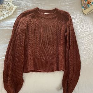 Reformation brown sweater